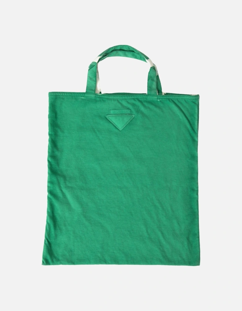 Green Fabric Tote Bag by Iconic Italian Designer Women