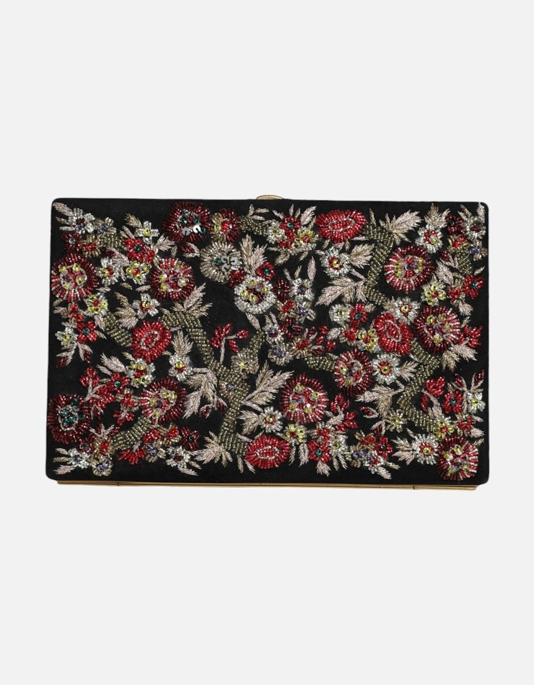 Dolce & Gabbana Women's Multi Miniature Suede Clutch With Gold Detailing - Color Clutch - Size: One Size