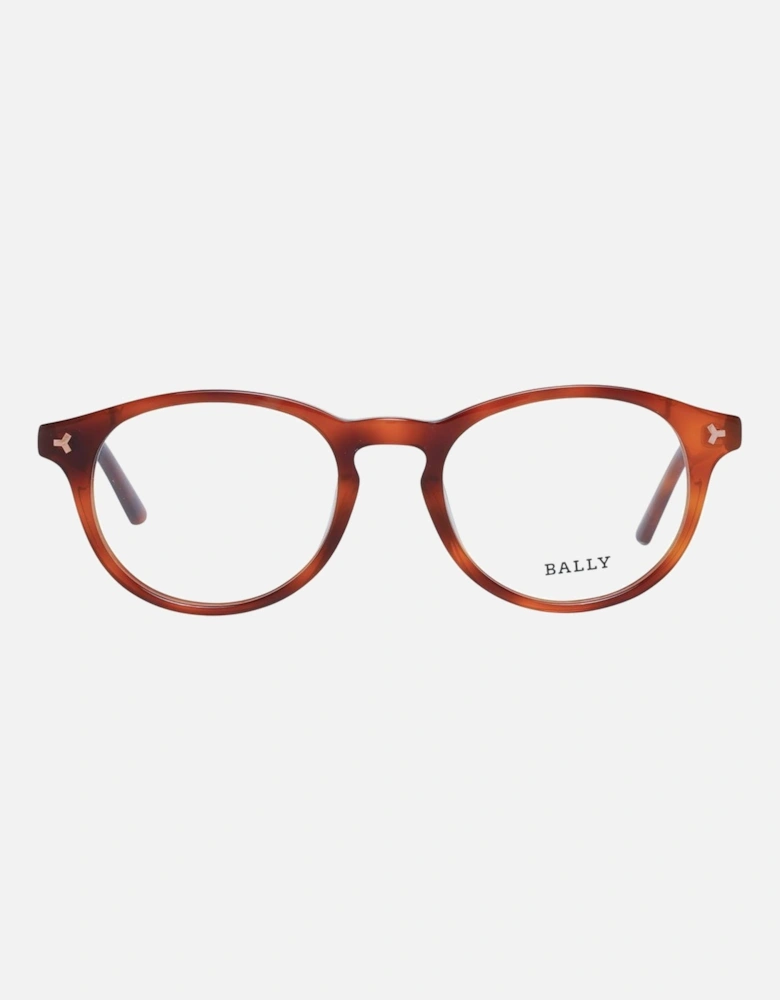 BY3012 Round Eyeglasses Havana Unisex - Brown Frames