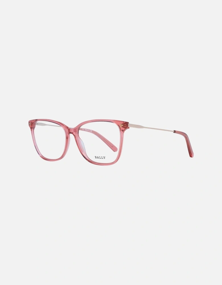 BY3012 Pink Square Eyeglasses Women - Red Frames