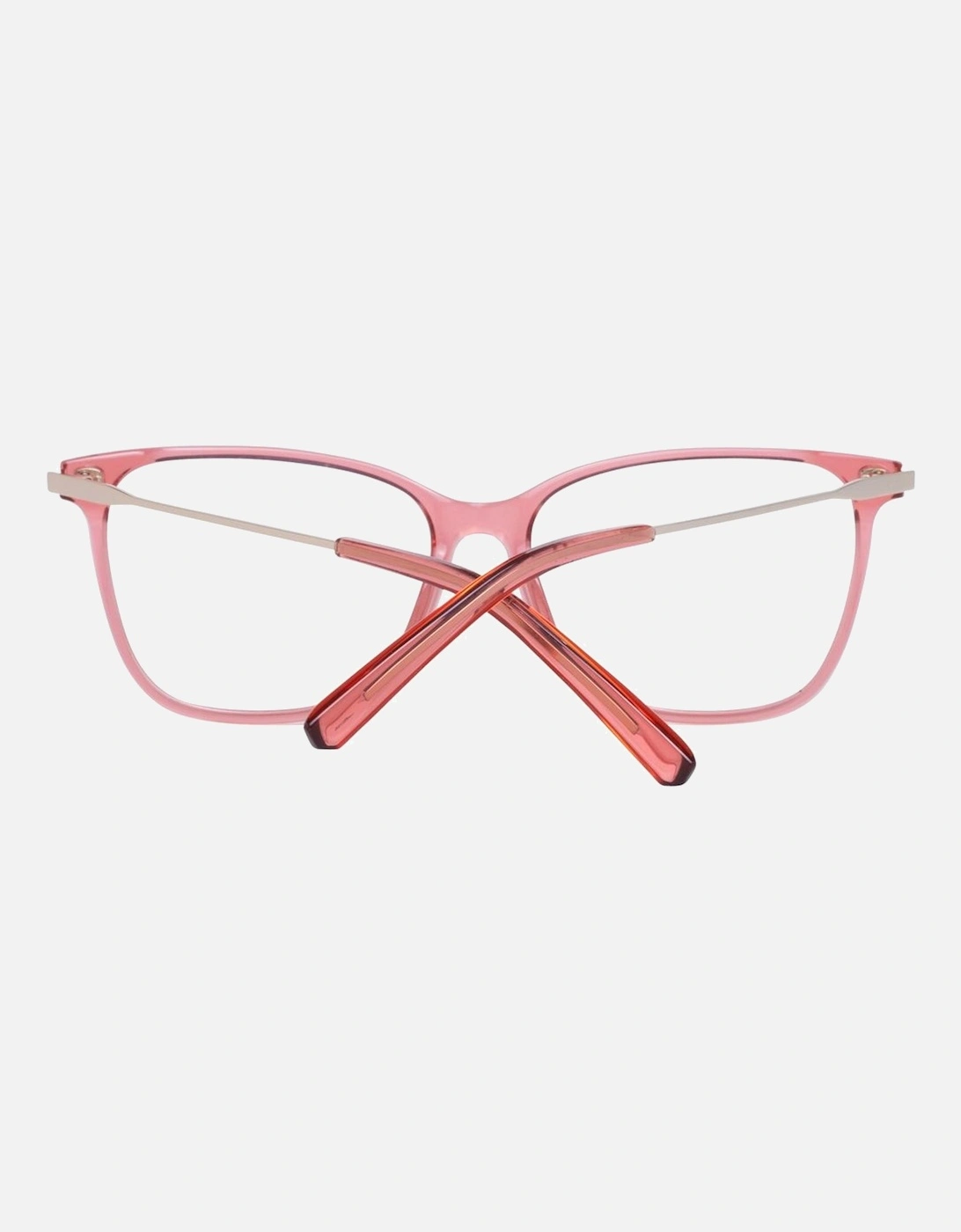 BY3012 Pink Square Eyeglasses Women - Red Frames