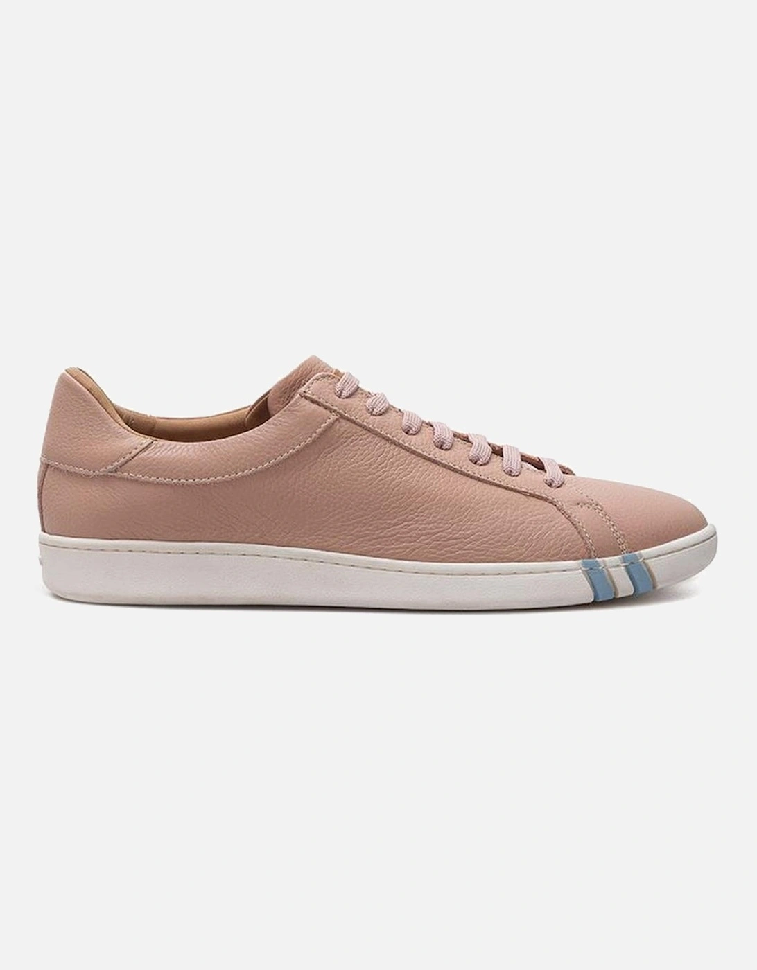 Premium Leather Pink Sneakers Women, 7 of 6