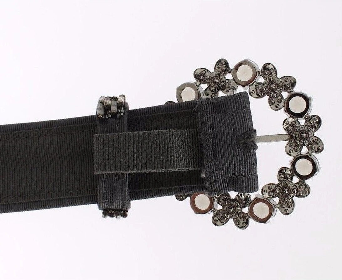 Crystal Embellished Grey Belt Women - Multicolor
