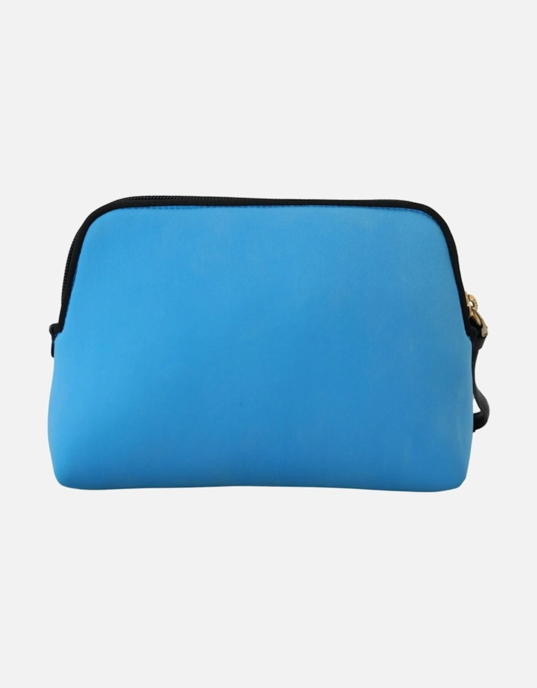 Neoprene Cosmetic Case Light Blue Women Handbags
