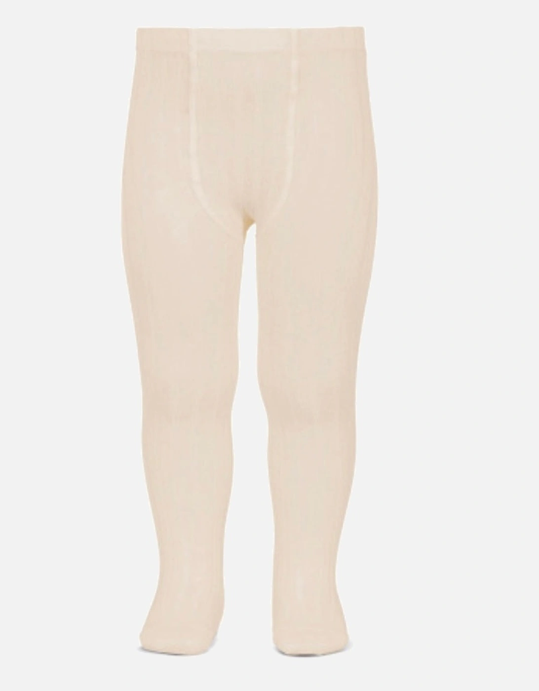 Condor Girl's Linen Ribbed Tights - Size: 2 / 12-24 months