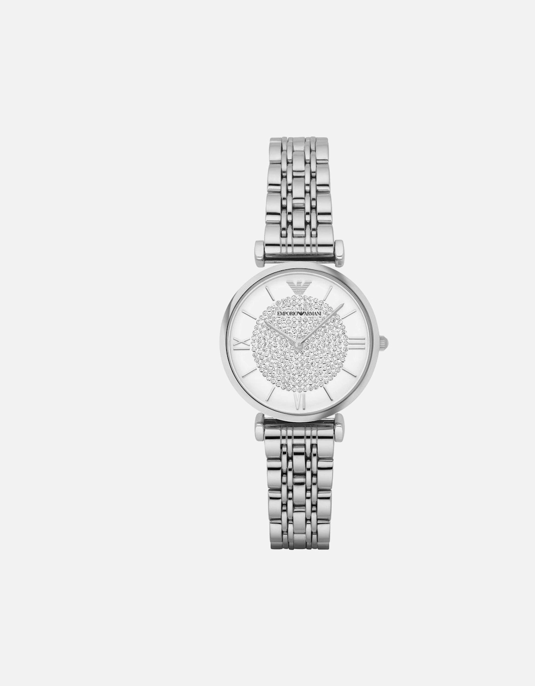 Steel Analog Quartz Watch with Mineral Glass Women - Silver Watches, 3 of 2