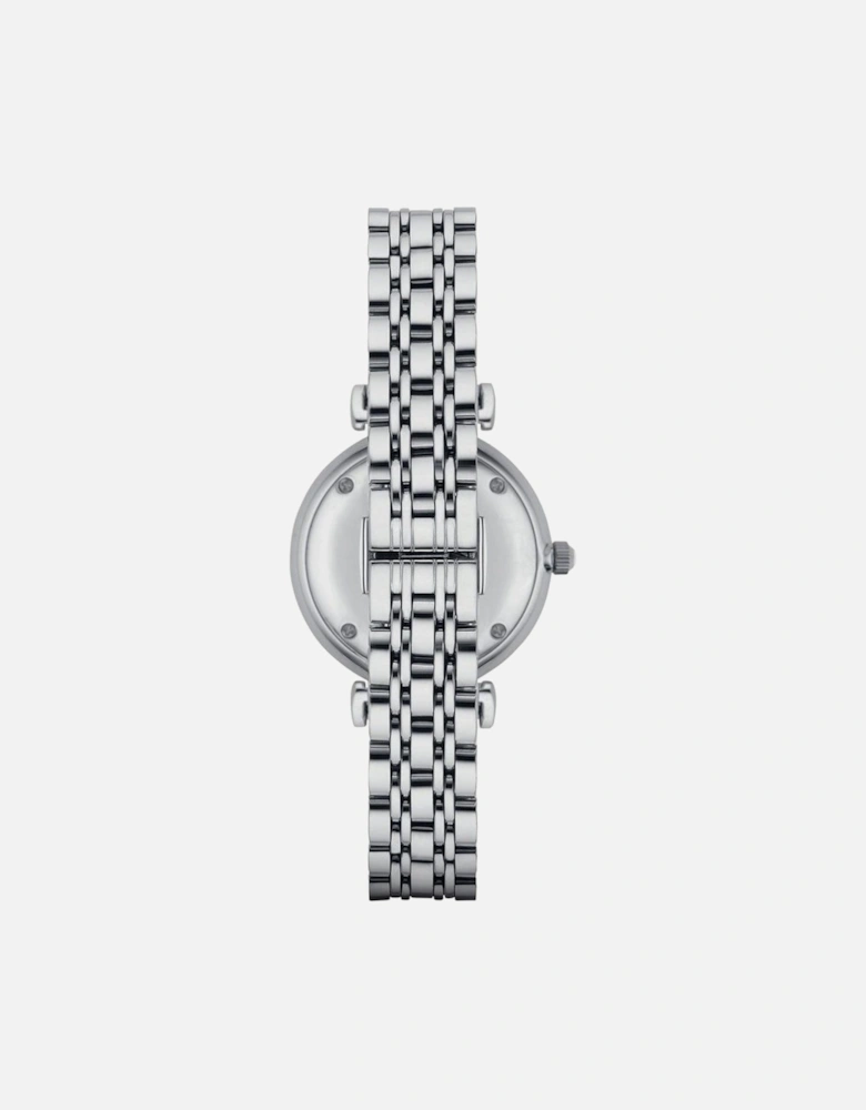 Steel Analog Quartz Watch with Mineral Glass Women - Silver Watches