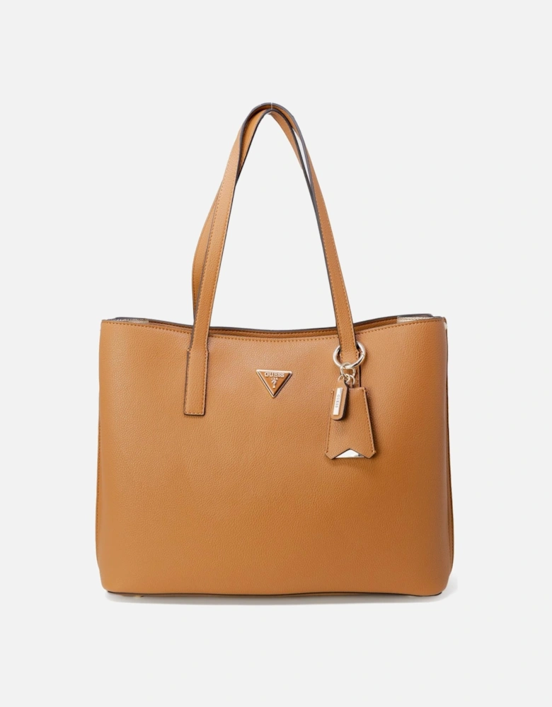 Hailey Tote Camel PU Leather Bag Women - Beige