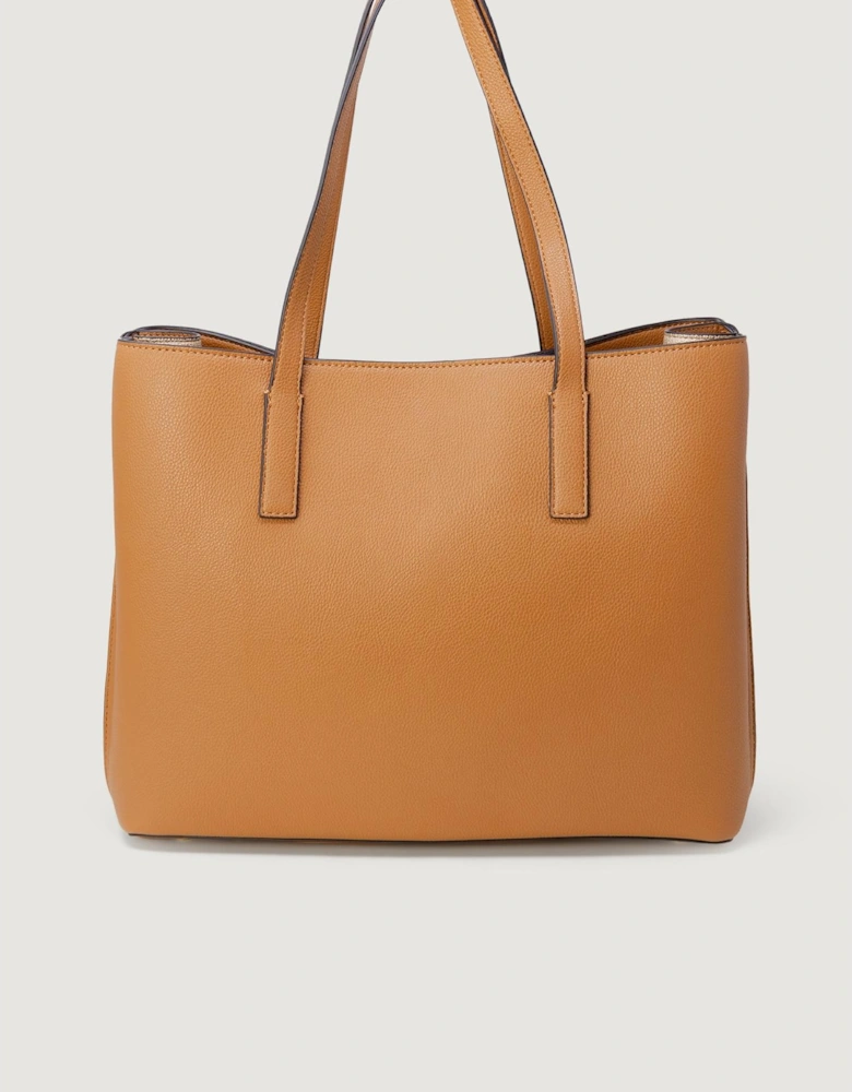 Hailey Tote Camel PU Leather Bag Women - Beige