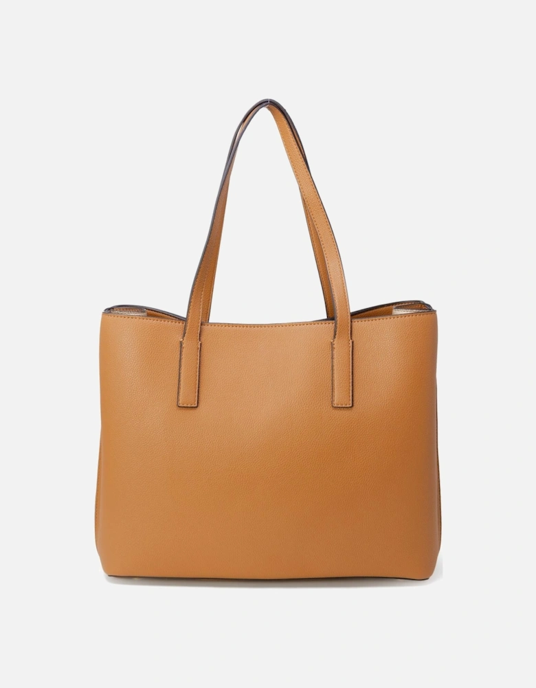 Hailey Tote Camel PU Leather Bag Women - Beige