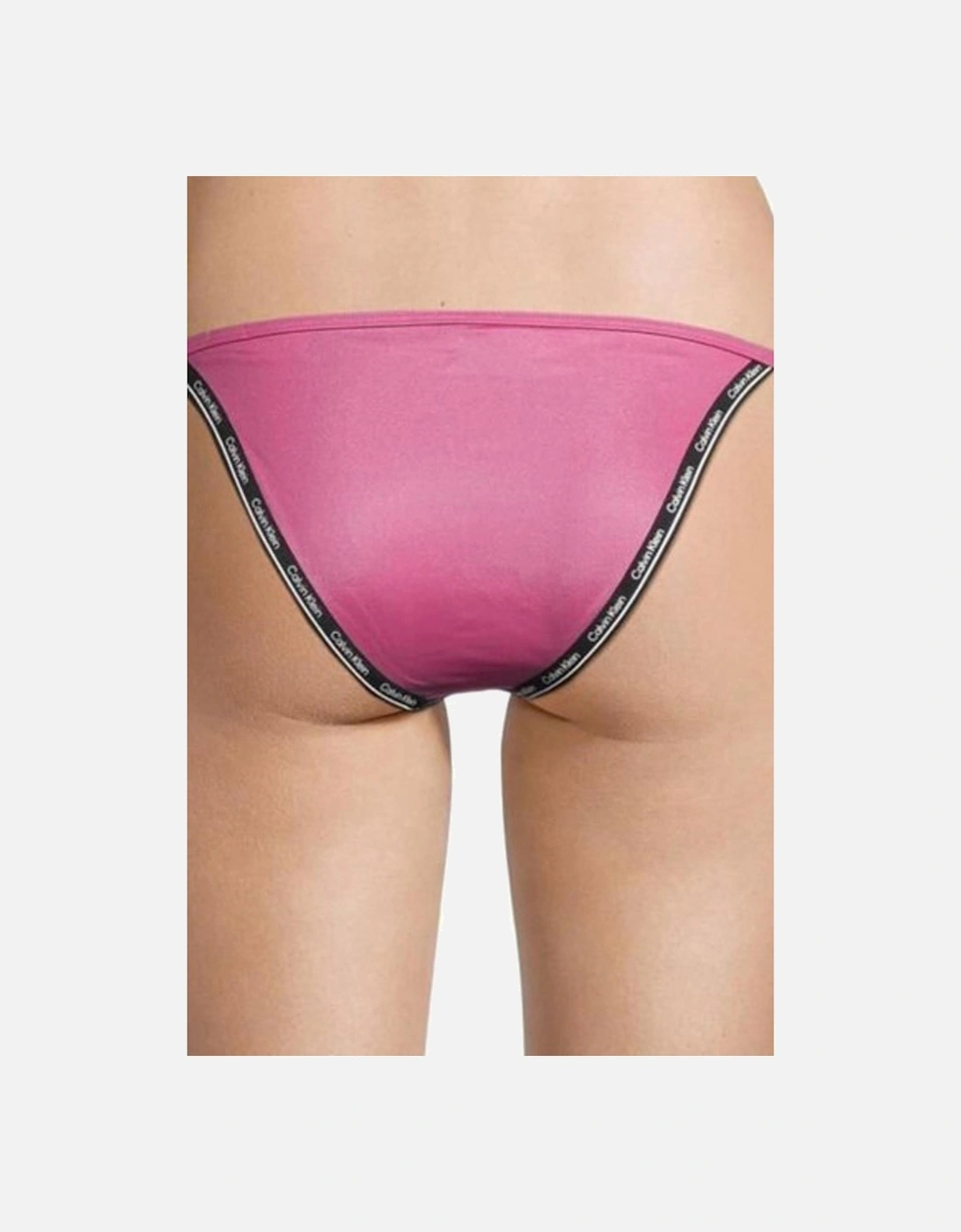 CKJ TieSide Bikini Bottom Rosewood Women - Pink Beachwear