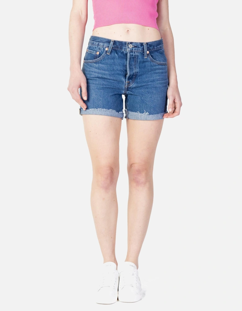 501 Original Denim Shorts Women - Blue