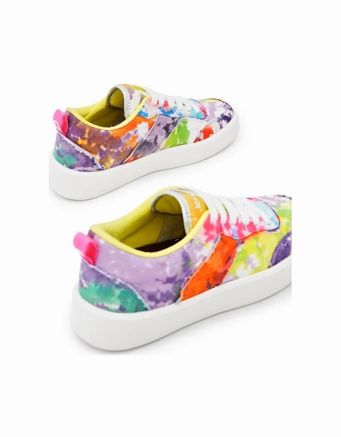 TieDye Rainbow Sneakers Casual LowTops Women - Multicolor