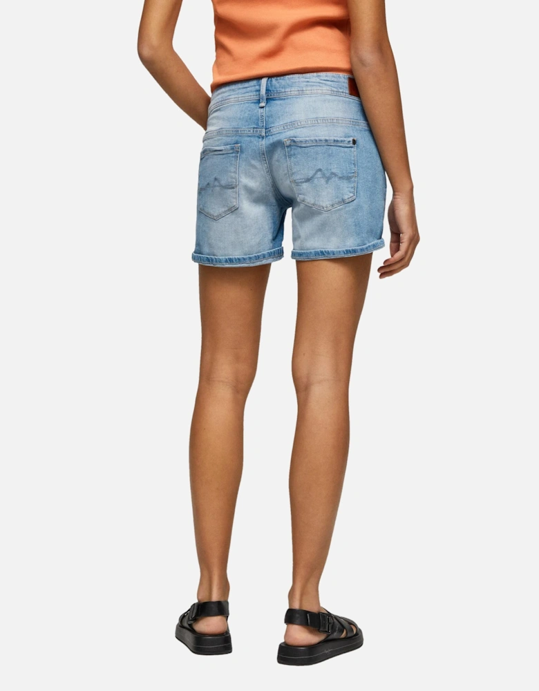 Lola Shorts Light Blue Denim Women