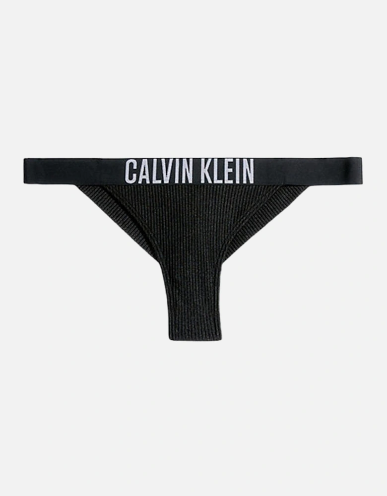 Ribbed Bikini Bottom K50K508696 Women - Black Beachwear