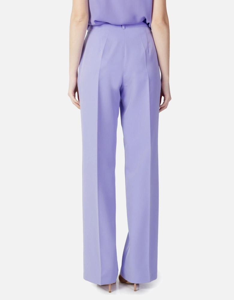Wide Leg Trousers Model Women - Liliac