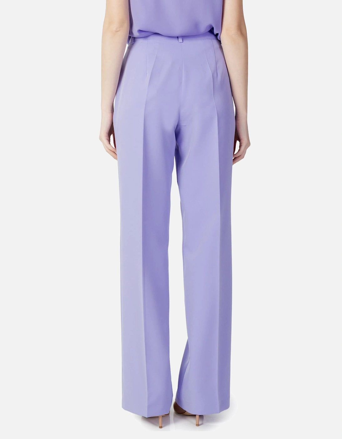 Wide Leg Trousers Model Women - Liliac