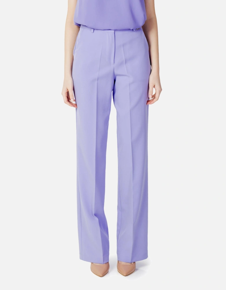 Wide Leg Trousers Model Women - Liliac