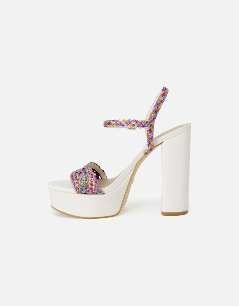 Platform Heeled Sandals FL5MSS7065 Women - White