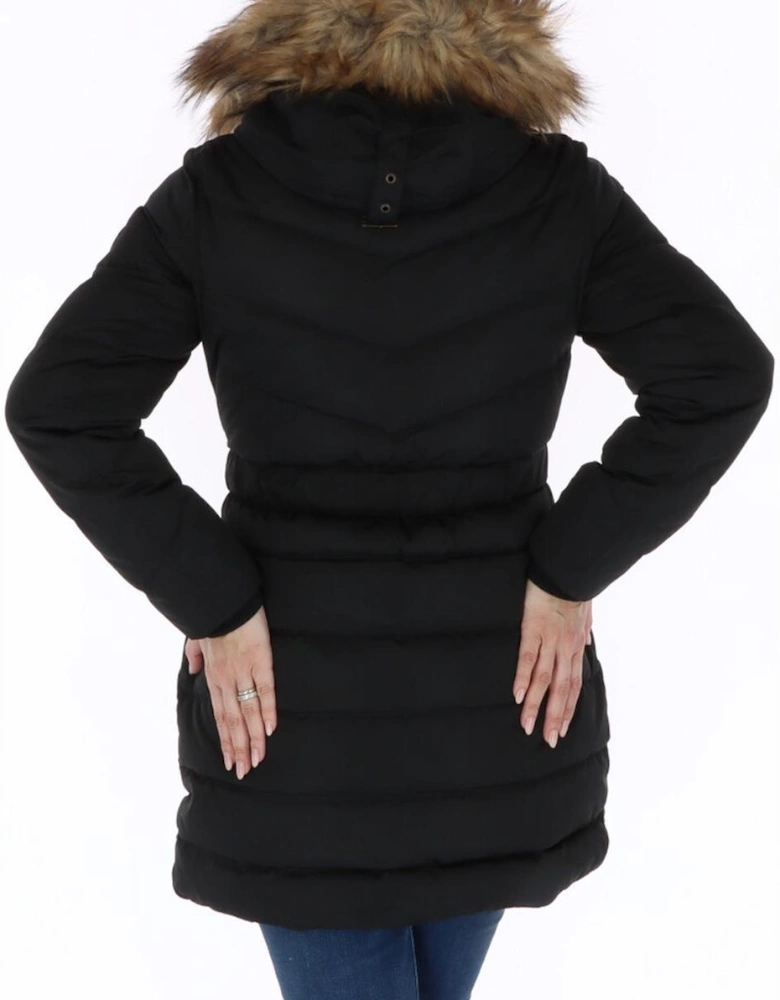 Belted Puffer Jacket PD008360 Women - Black Jackets
