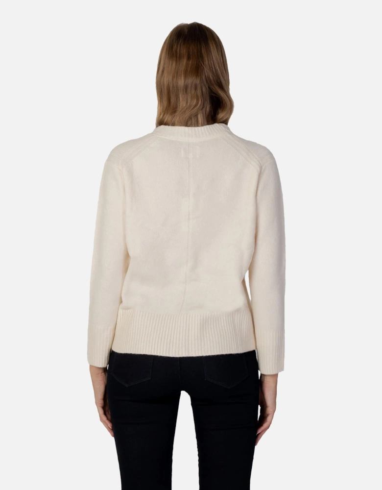 VNeck Jumper PW0332600A13 Women - White Knitwear