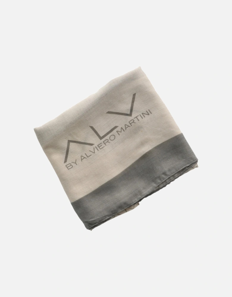 ScarfGeometric Print Shawl Women - White Scarves