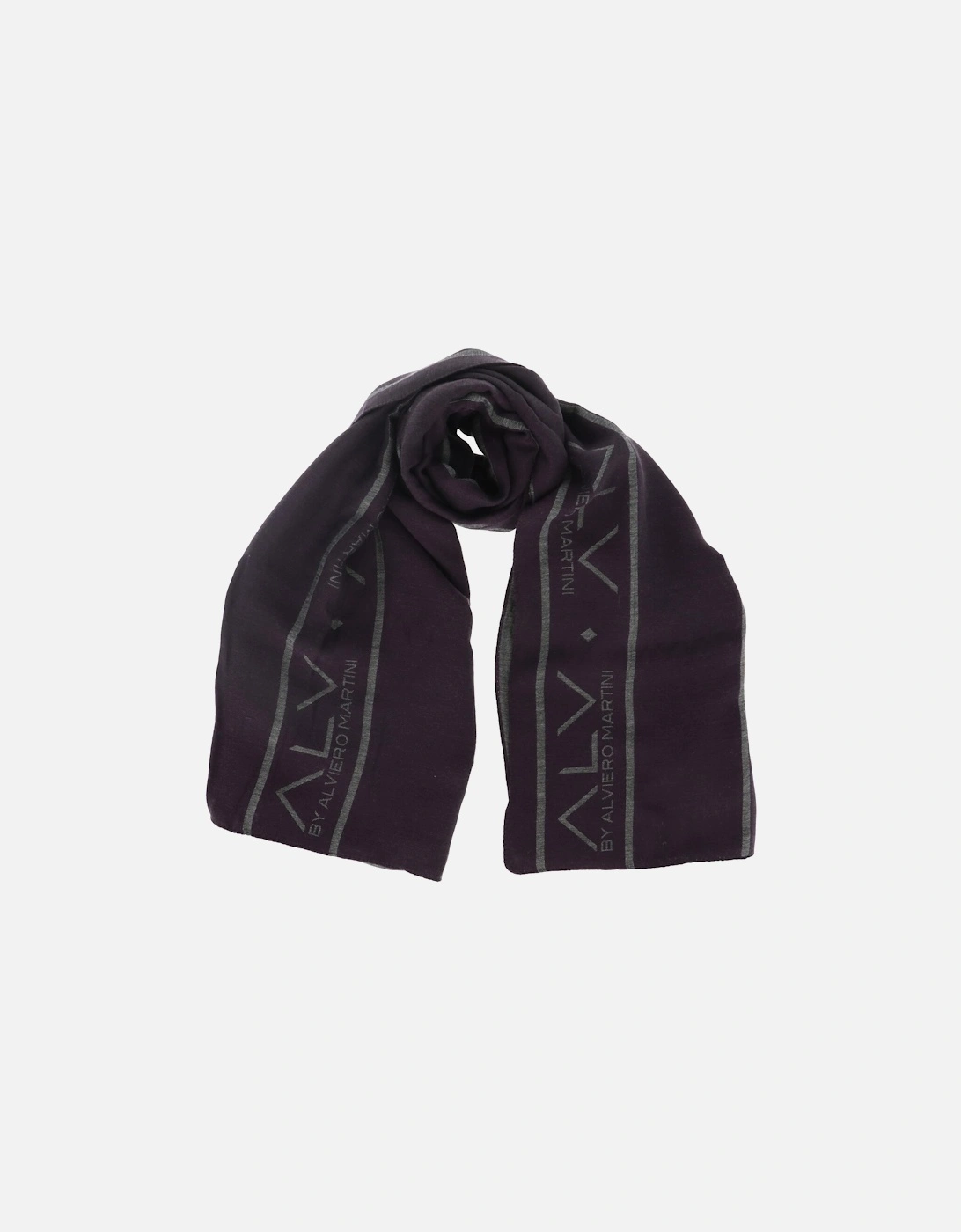 Geometric Print Scarf 1A4640013200 Women - Purple Scarves, 3 of 2