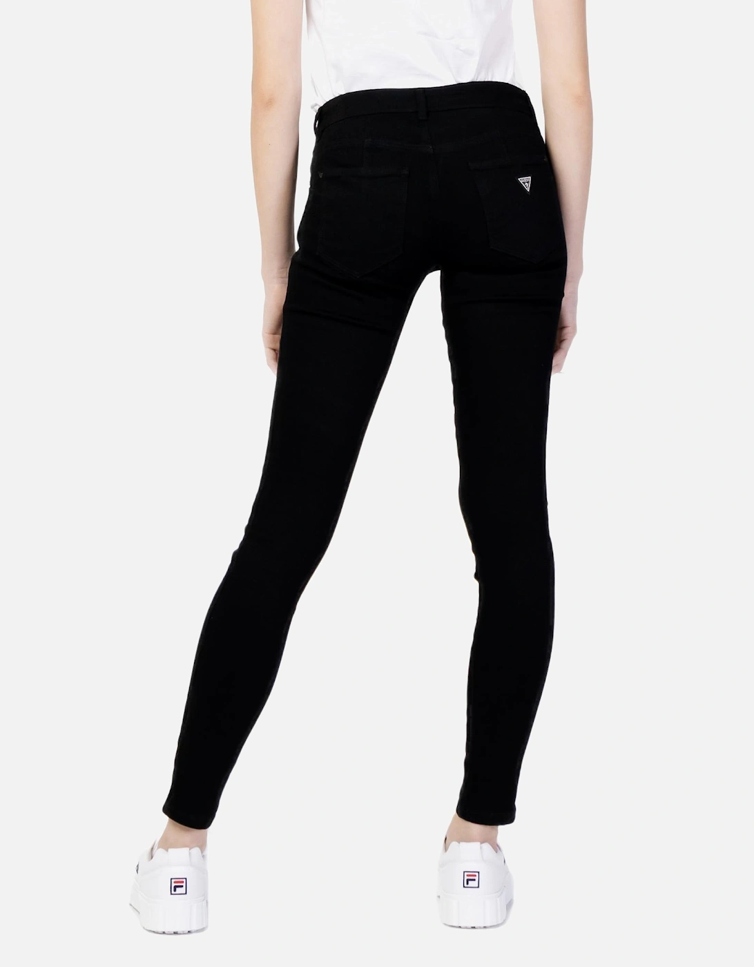 HighWaisted Skinny Jeans 1981 Style Women - Black