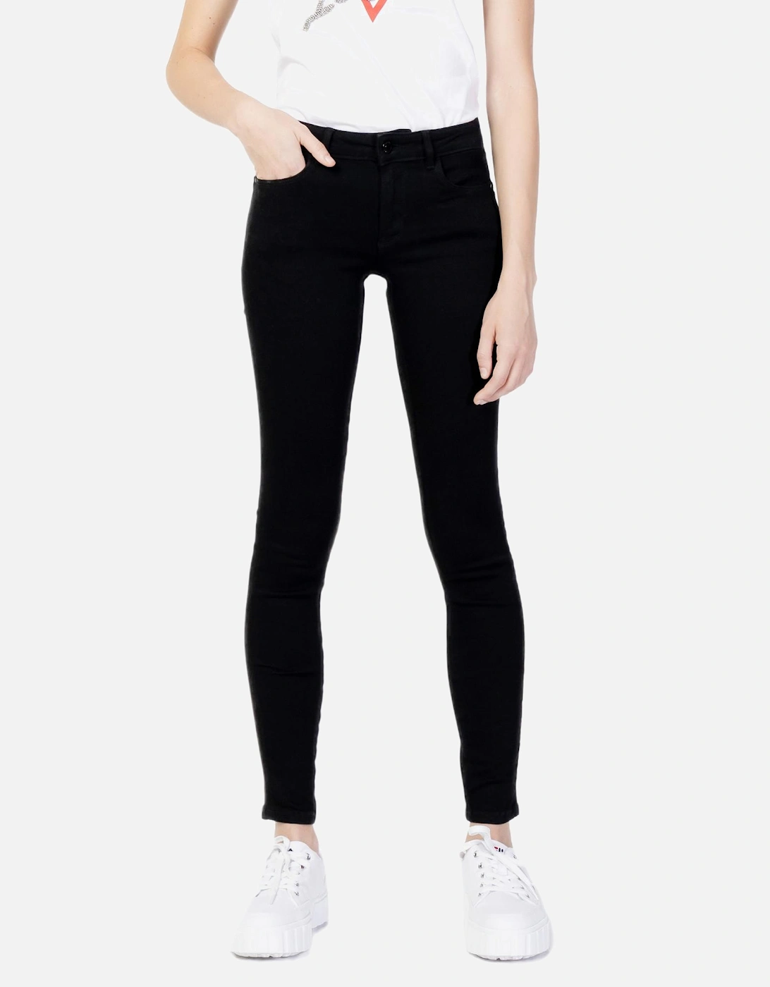 HighWaisted Skinny Jeans 1981 Style Women - Black, 3 of 2
