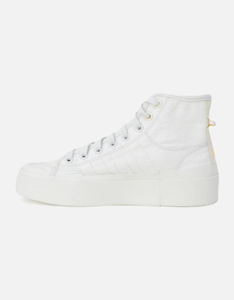 leek High Top neaker Caual tyle Women - White Sneakers