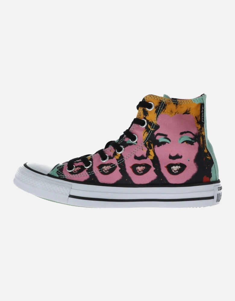 High Top Canvas Warhol Sneakers Women - Pink