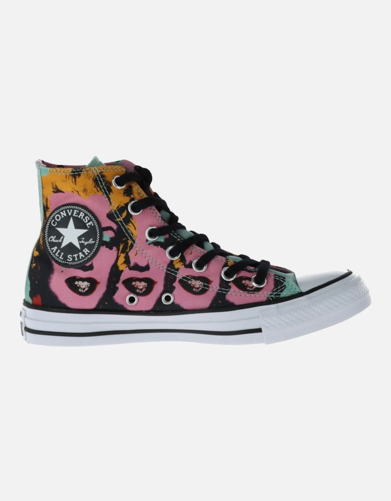 High Top Canvas Warhol Sneakers Women - Pink