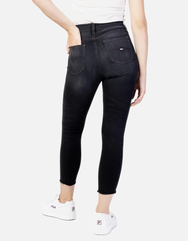 High Waist Skinny Jeans MW0MW03216 Women - Black