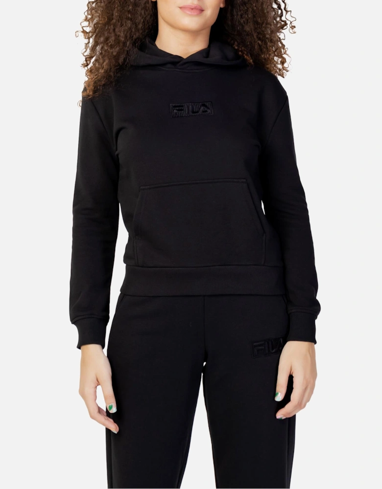 Black Hoodie FJF0045 Women - Blue Sweatshirts