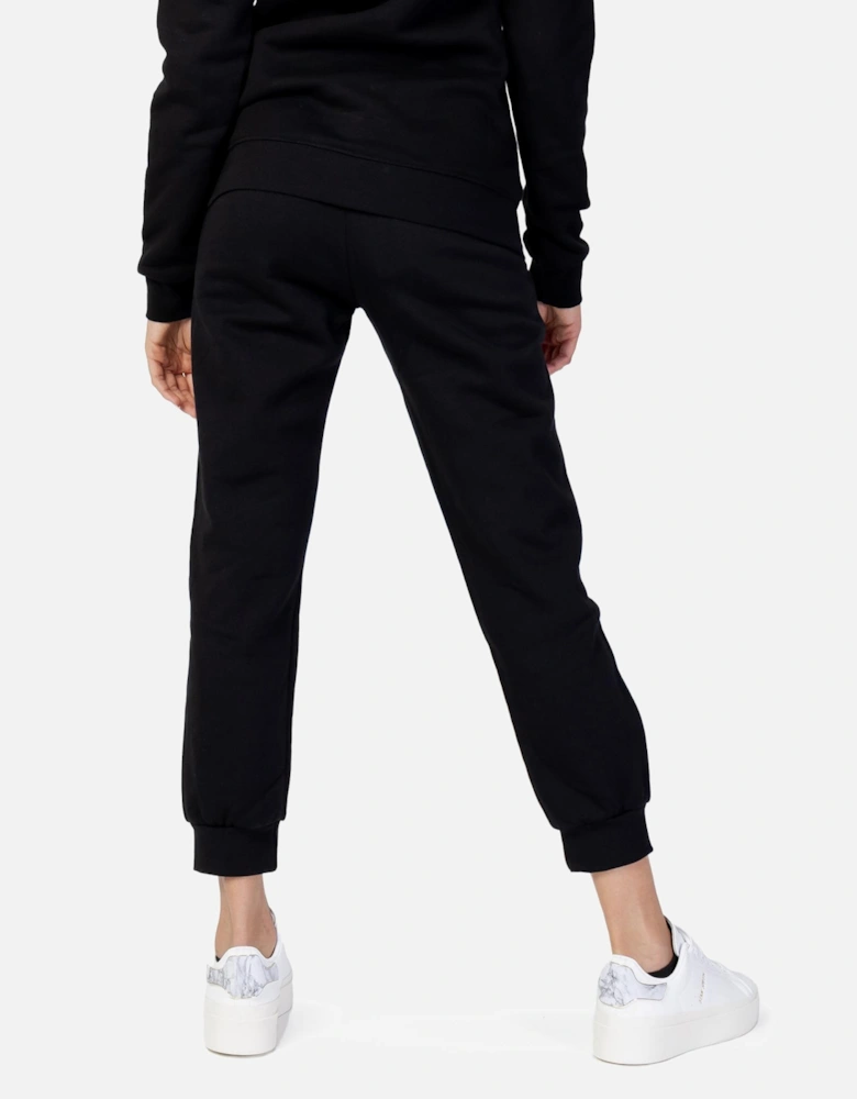 Cotton Plain Trousers Women - Black