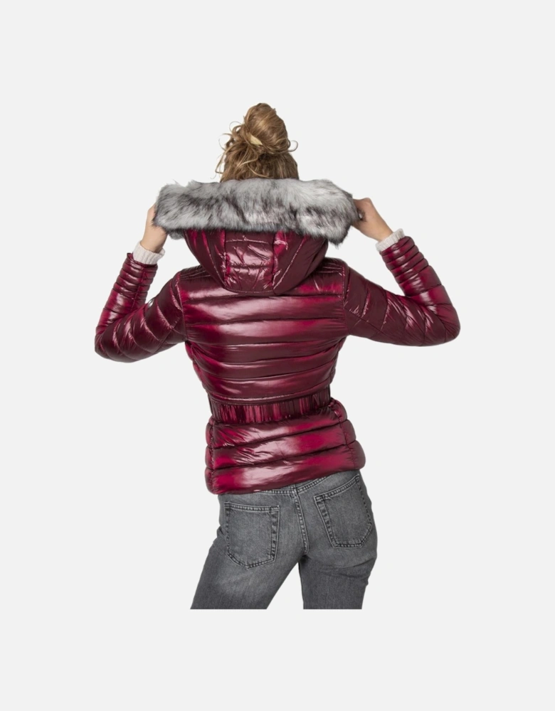 Padded Jacket Burgundy Model Women - Bordeaux Jackets
