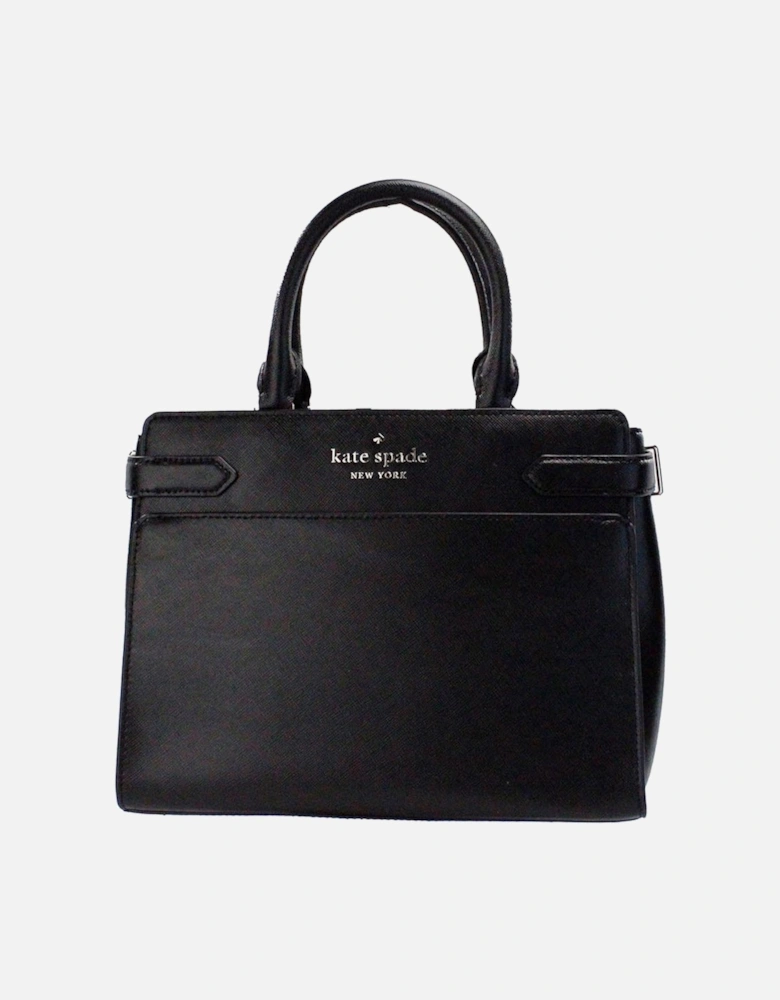 Refined Leather Crossbody Satchel with Inner Pockets Women - The Color