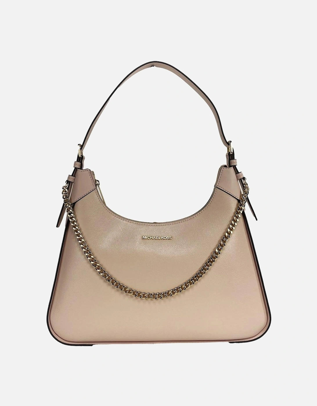 Smooth Leather Chain Shoulder Bag with Inner Pocket and Zip Closure, 4 of 3