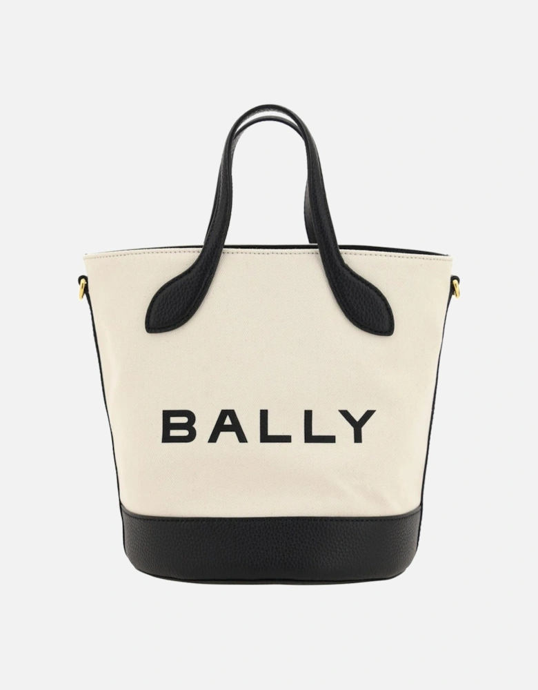 mall Logo Tote Bag 6236286 Women - Black And White Handbags