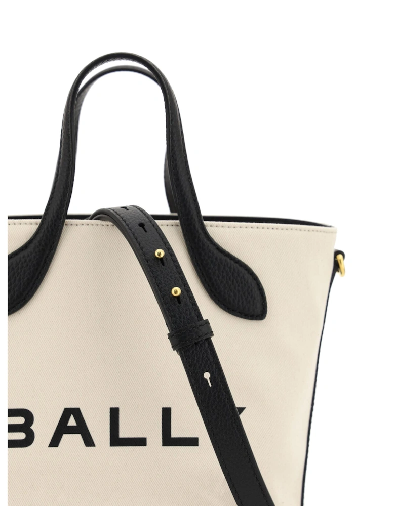 mall Logo Tote Bag 6236286 Women - Black And White Handbags