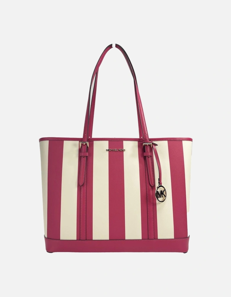 Electric Pink Shoulder Tote Handbag with Adjustable Straps Women -