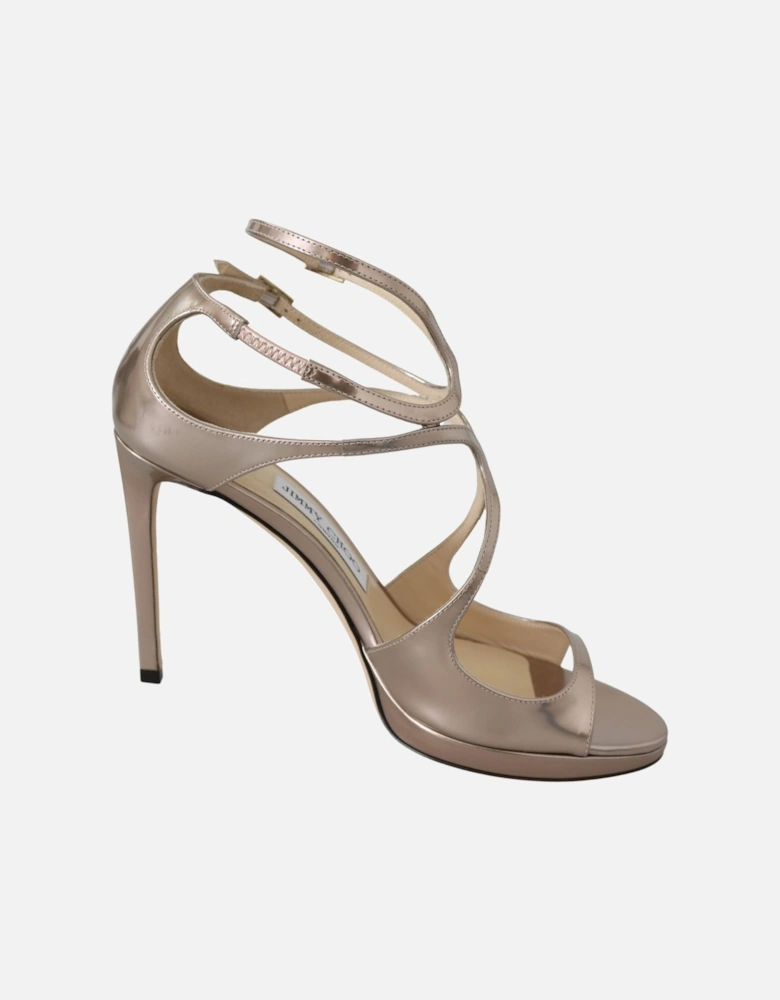 Romy 100 Rose Gold Sandals Women - Bronze Pumps