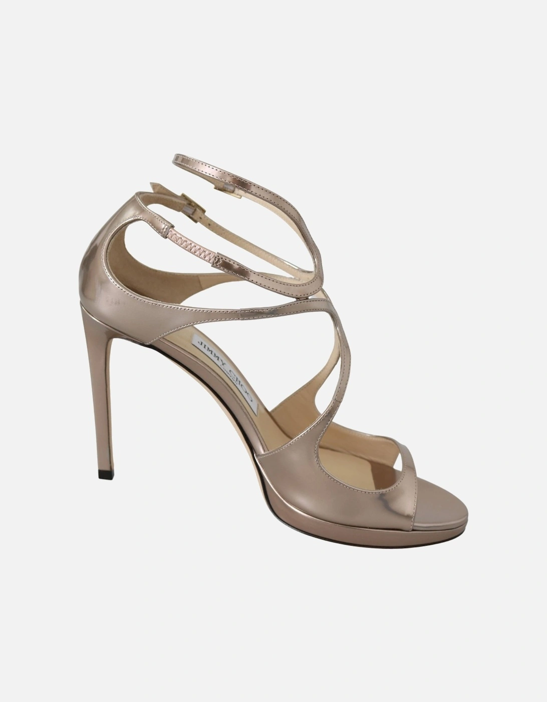 Romy 100 Rose Gold Sandals Women - Bronze Pumps, 7 of 6