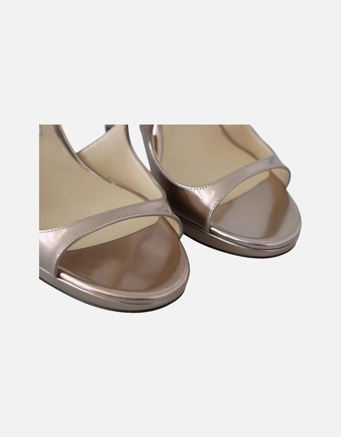 Romy 100 Rose Gold Sandals Women - Bronze Pumps