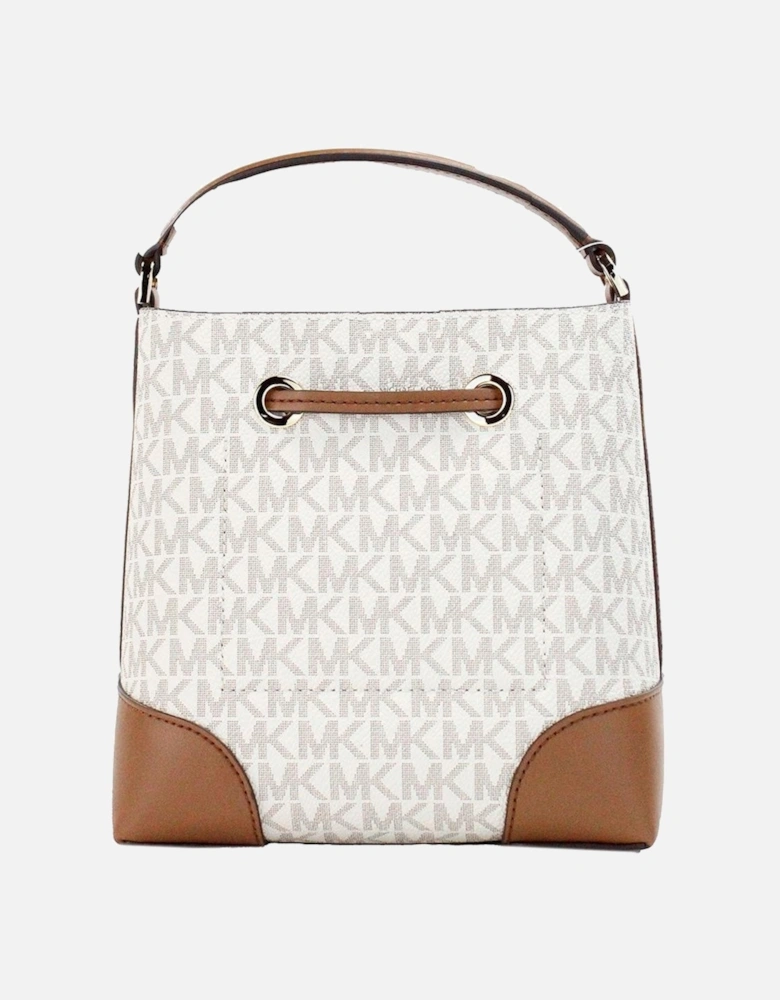 Mercer Small Bucket Drawstring Handbag Women - Vanilla Signature.