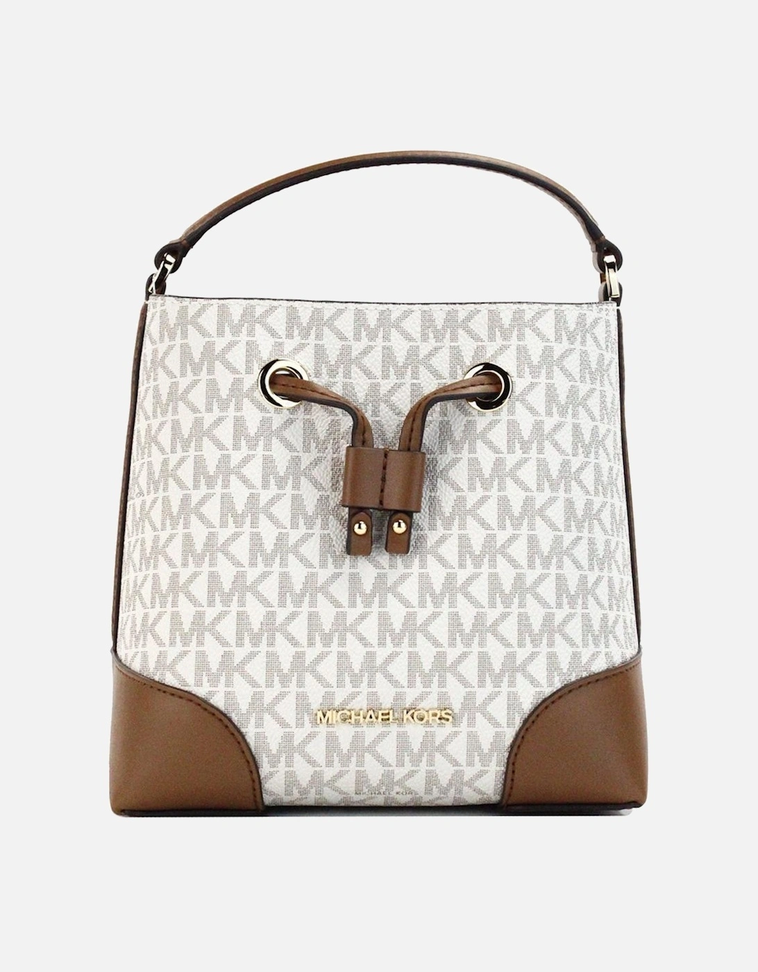 Mercer Small Bucket Drawstring Handbag Women - Vanilla Signature., 3 of 2