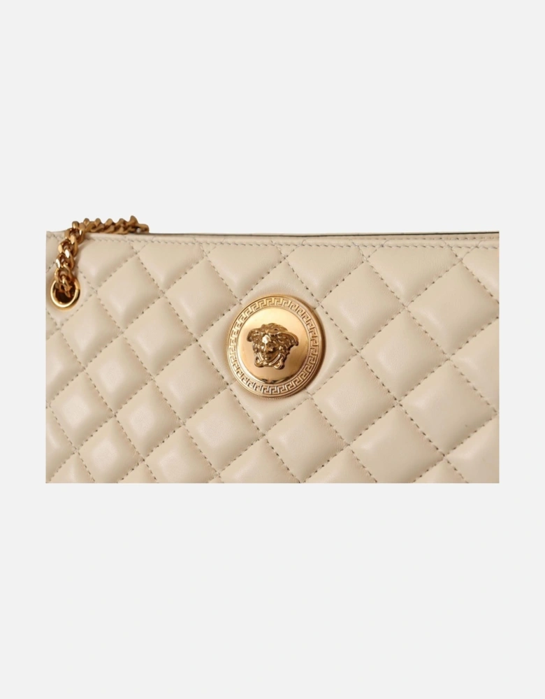 Medusa Quilted Tote Bag Women - White