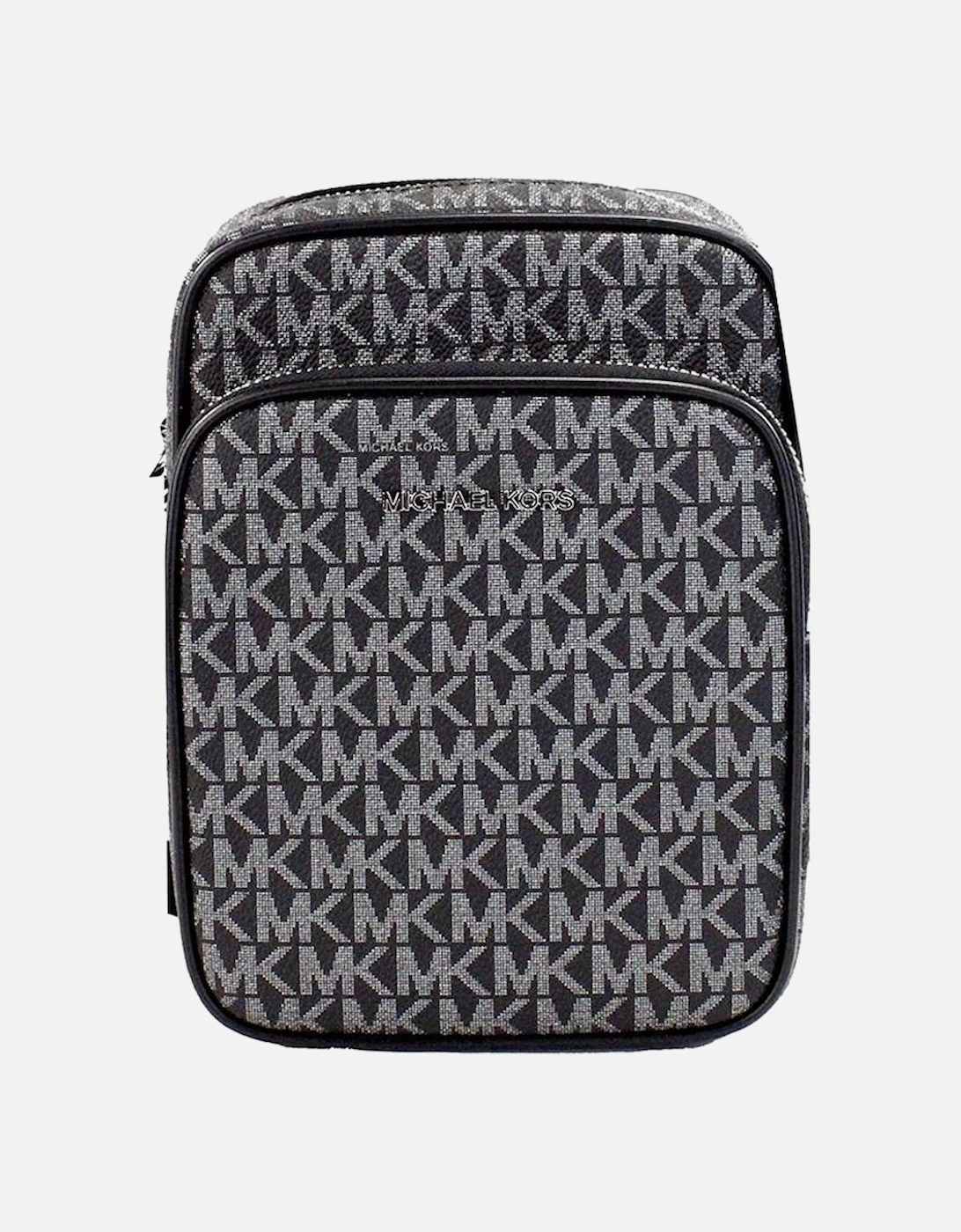 Jet Set Travel Crossbody MK Logo Women - Black And Silver. Crossbody, 3 of 2