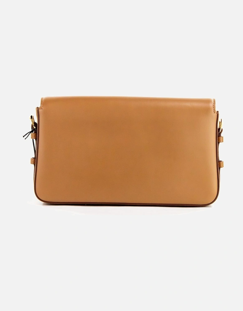 Leather Crossbody Bag Women - Tan