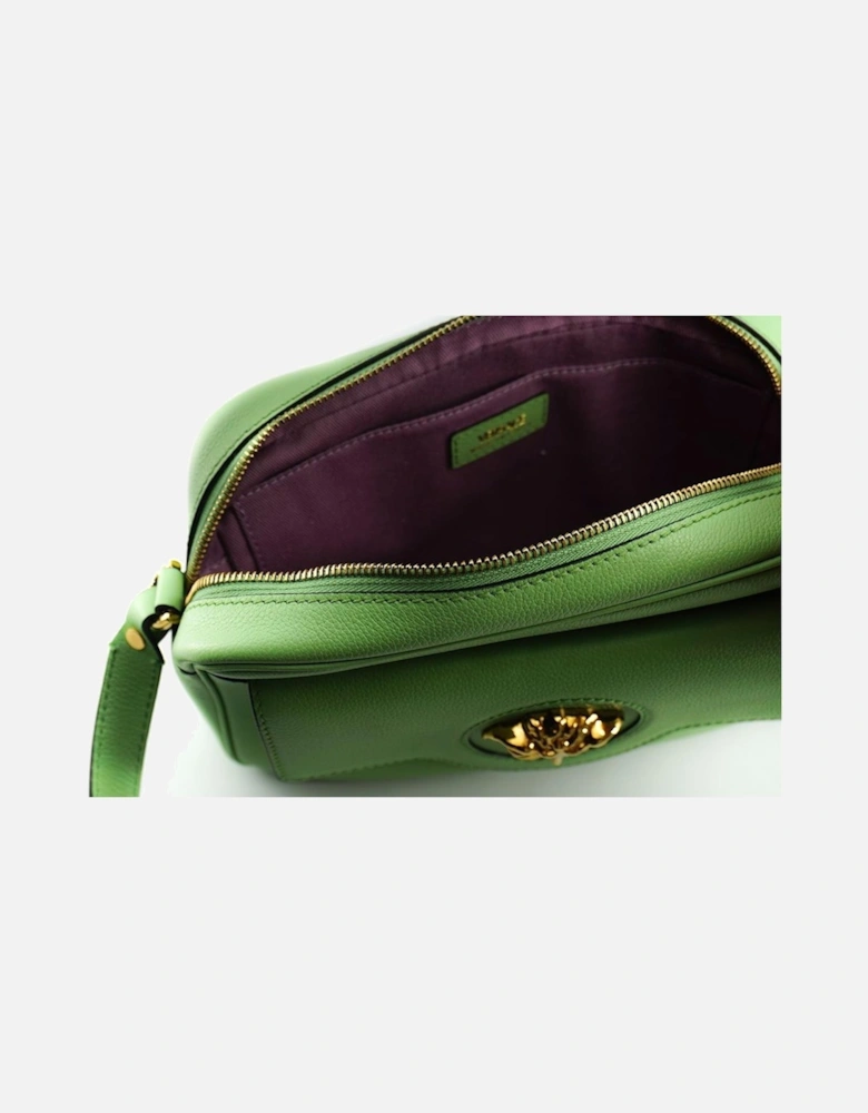 Medusa Crossbody Green Leather Bag Women Shoulder Bags